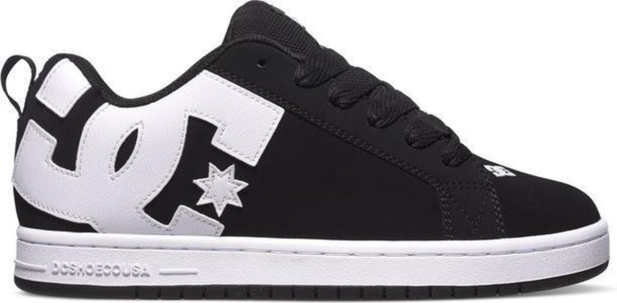 DC Shoes - Court Graffik - Skate laag - Heren - Maat 40 - Zwart - 001 -Black