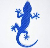Auto Reflecterende Sticker , Waarschuwing Tape, Reflecterende Strips, Veiligheid Mark, krokodil - blauw