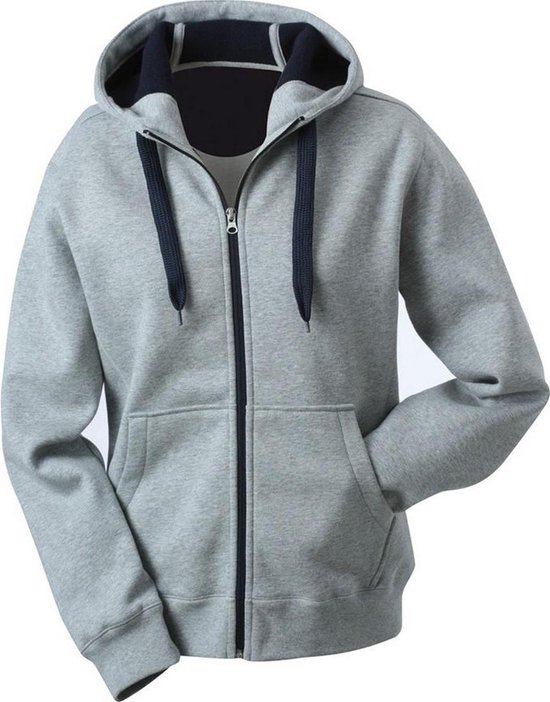 Veste James and Nicholson dames / dames double poids (Sport Grijs/ Navy)