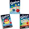 Afbeelding van het spelletje Spellenbundel - 3 stuks - Dobbelspel - Qwixx scoreblocks & Qwixx Big Points & Qwixx Mixx