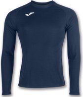 Joma Brama Fleece Shirt Lange Mouw - Marine | Maat: M