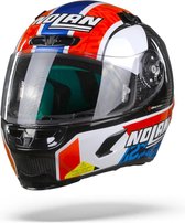 Nolan X-803 Ultra carbon 55 Rins Carbon Black White Red Blue Integraalhelm - Motorhelm - Maat M