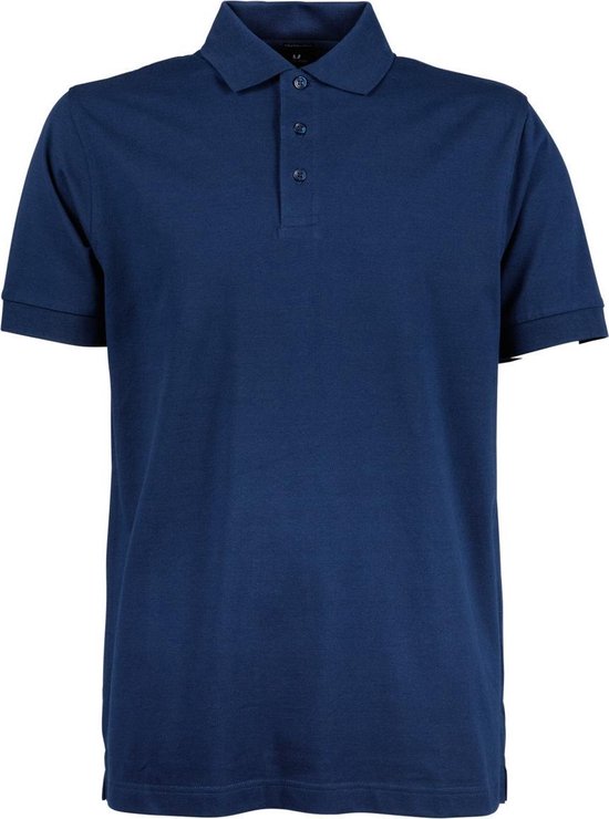 Tee Jays Heren Luxe Stretch Short Sleeve Polo Shirt (Indigo)