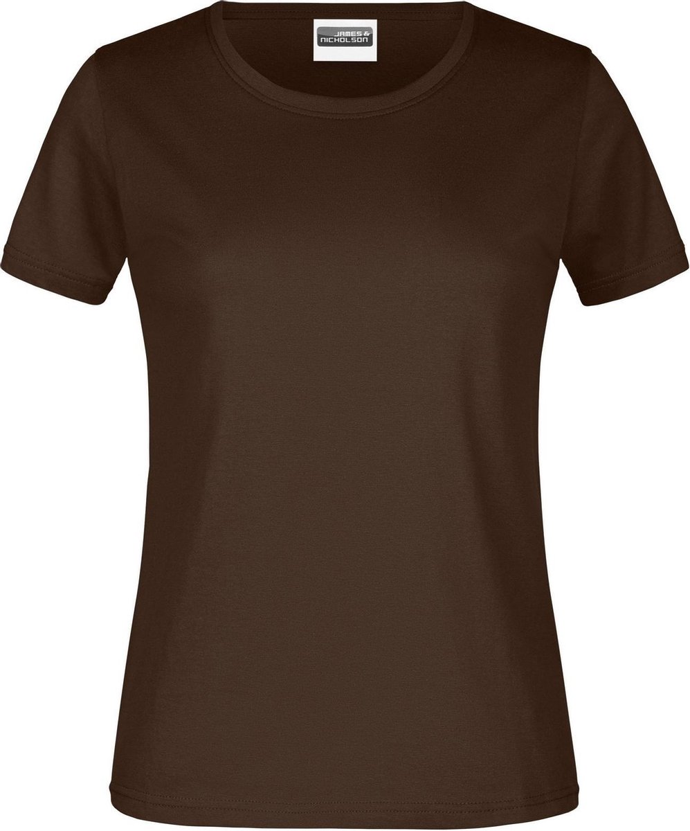 James And Nicholson Dames/dames Basic T-Shirt (Bruin)