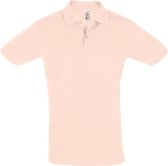 SOLS Heren Perfect Pique Korte Mouw Poloshirt (Romig Roze)