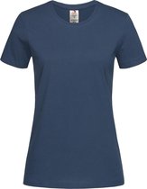 Stedman Dames/dames Klassiek Biologisch T-Shirt (Marine)