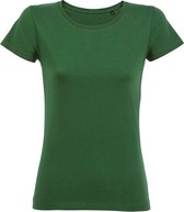 SOLS Dames/dames Milo Organic T-Shirt (Fles groen)
