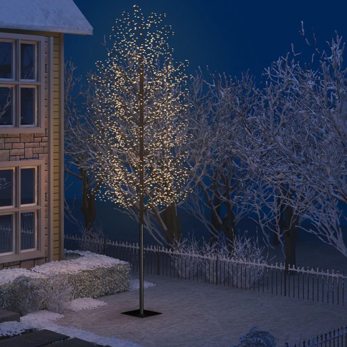 Kerstboom - Kunstkerstboom - Verlicht - 2000 LED's - Warm wit licht - kersenbloesem - 500cm