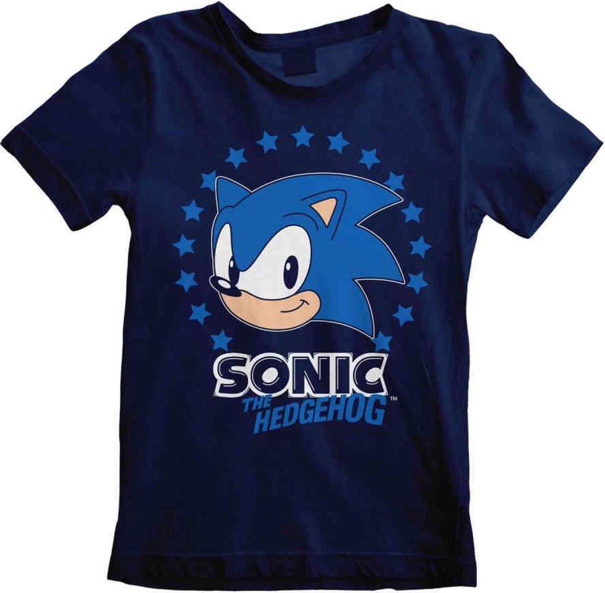Sonic The Hedgehog Kinder Tshirt -Kids tm 6 jaar- Stars Blauw | bol.com