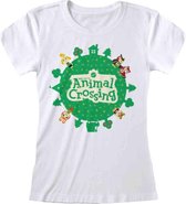 Nintendo Animal Crossing Dames Tshirt -L- Logo Wit