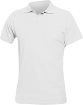 SOLS Heren Lente II Korte Mouw Zwaarlijvig Poloshirt (Wit)