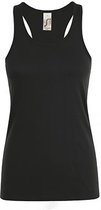 SOLS Vrouwen/dames Justin Sleeveless Vest (Zwart)