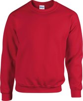 Gildan Zware Blend Unisex Adult Crewneck Sweatshirt voor volwassenen (Rood)