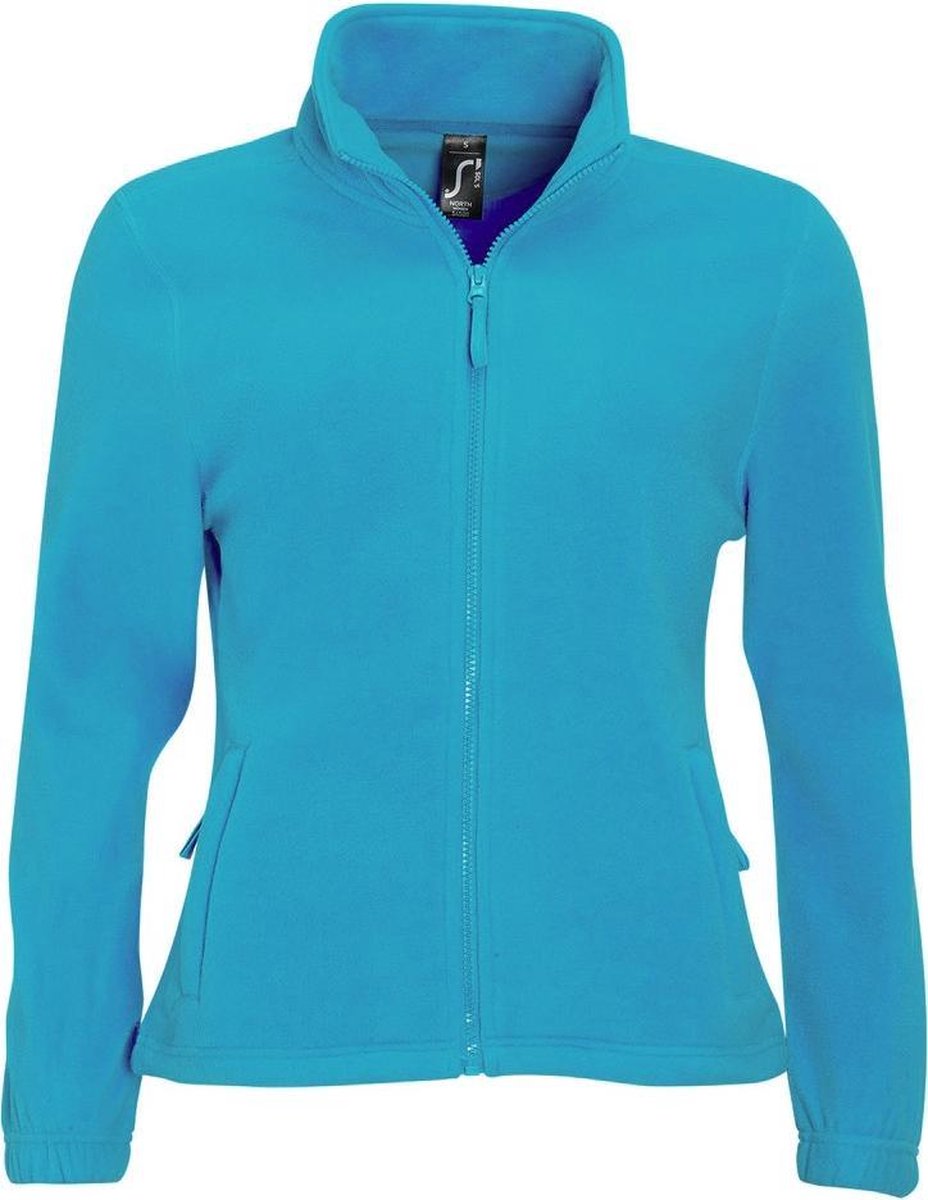 SOLS Dames/dames North Full Zip Fleece Jacket Blauw