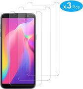 Screenprotector Glas - Tempered Glass Screen Protector Geschikt voor: Samsung Galaxy J4 Plus 2018 - 3x