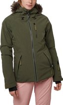 O Neill Vauxite Ski Jas / Wintersportjas -  Khaki Dames - Maat S