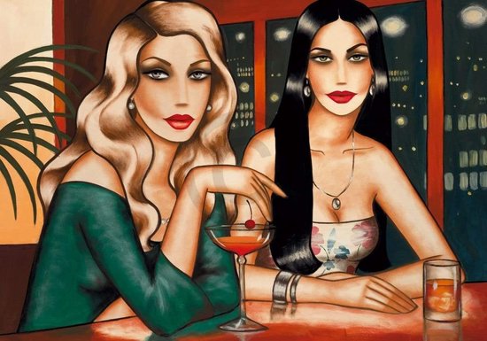 Ekaterina More - Impression artistique Big City Lights 100x70cm