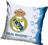 Real Madrid CF Crest Fade Cushion (White/Blue)