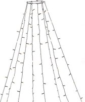 Koga Kerstboomverlichting Boommantel Led Abs Zwart 2,4m
