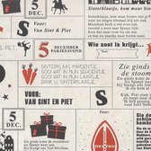Cadeaupapier inpakpapier geschenkpapier rol Sint Silver 70 centimeter x 200 meter