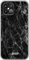 iPhone 12 Pro Max Hoesje Transparant TPU Case - Shattered Marble #ffffff
