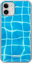 iPhone 12 Mini Hoesje Transparant TPU Case - Blue Pool #ffffff