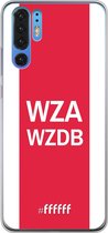 Huawei P30 Pro Hoesje Transparant TPU Case - AFC Ajax - WZAWZDB #ffffff