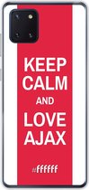 Samsung Galaxy Note 10 Lite Hoesje Transparant TPU Case - AFC Ajax Keep Calm #ffffff