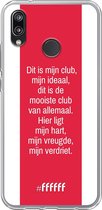 Huawei P20 Lite (2018) Hoesje Transparant TPU Case - AFC Ajax Dit Is Mijn Club #ffffff