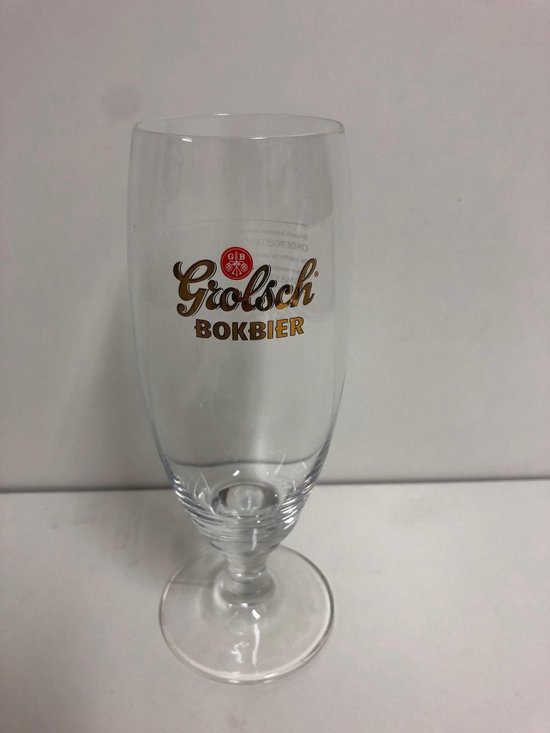 Overtreffen Samenpersen Voorbeeld Grolsch bokbier bierglas op voet set 3x 30cl bockbier bock bok bierglazen  bier glas glazen | bol.com