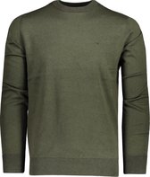 Calvin Klein Trui Groen  - Maat S - Heren - Herfst/Winter Collectie - Katoen;Zijde