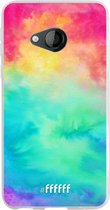 HTC U Play Hoesje Transparant TPU Case - Rainbow Tie Dye #ffffff