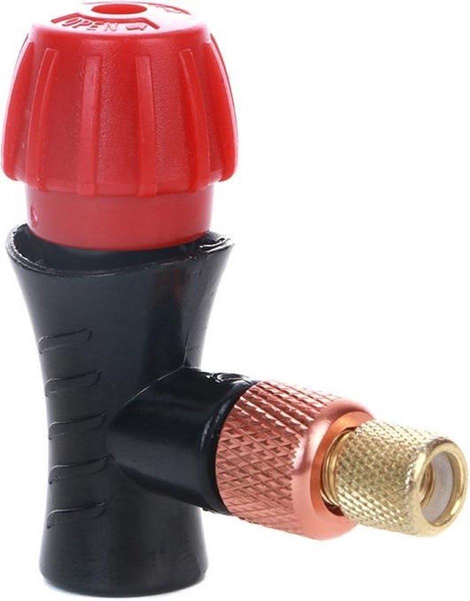 Co2 Fietspompje | Co2 Adapter | Co2 Pompkop Regelbaar | Mini Fietspomp - voor 16gr / 32gr co2 Patronen