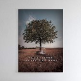 Walljar - Invest Return - Muurdecoratie - Poster
