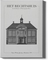 Walljar - Het Rechtshuis - Muurdecoratie - Canvas schilderij