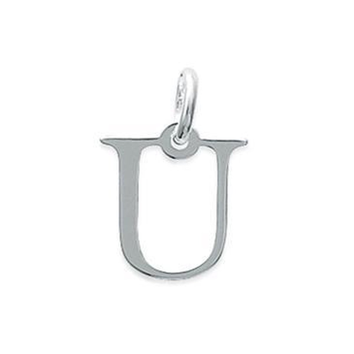 Blinx Jewels Zilveren Hanger Letter U