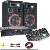 Complete 700W DJ set met Bluetooth