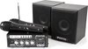 Karaokeset - Fenton AV380BT karaokeset met versterker, luidsprekers USB/SD mp3 speler, Bluetooth & 2 microfoons