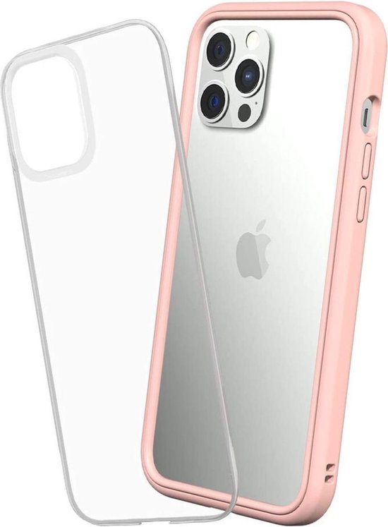 Coque Apple iPhone 12 Pro Max RhinoShield Mod NX Transparente / Rose |  