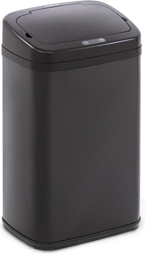 Uitbreiding afgunst Pijnstiller Cleansmann 30 vuilnisbak sensor 30 liter voor vuilniszakken ABS verchroomd  | bol.com