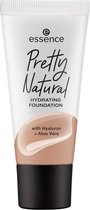 Essence - Pretty Natural Hydrating Foundation 24H Long Lasting Moisturizing Face Primer 240 Warm Honeycomb 30Ml