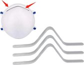 Neusbrug voor mondkapje - Neusbeugel - DIY mondkapje - Plakstrip 10 stuks