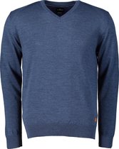 Jac Hensen Pullover - Modern Fit - Blauw - 3XL Grote Maten