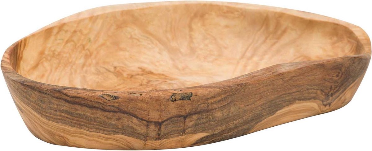 Organic Slakom Natuur 20-24x14x5cm Langwerpig Olijfhout