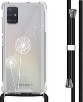 iMoshion Design hoesje met koord voor de Samsung Galaxy A51 - Paardenbloem - Wit