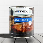Fitex Jachtlak - Lakverf - Transparant - Buiten - Terpentine basis - Hoogglans