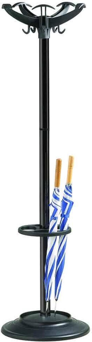 Staande kapstok elix 164cm Zwart/zwart