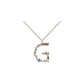 PD Paola Dames ketting 925 sterling zilver labradoriet One Size G 32012149