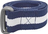 Urban Classics Canvas riem Stripe Blauw