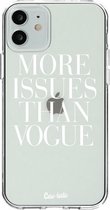 Casetastic Apple iPhone 12 / iPhone 12 Pro Hoesje - Softcover Hoesje met Design - More issues than Vogue Print